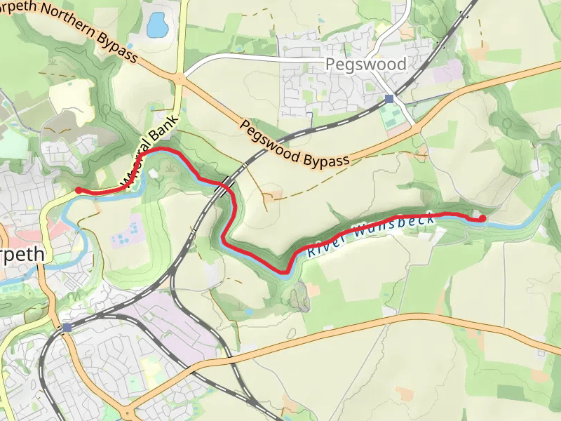 River Wansbeck Streamside Walk - Morpeth