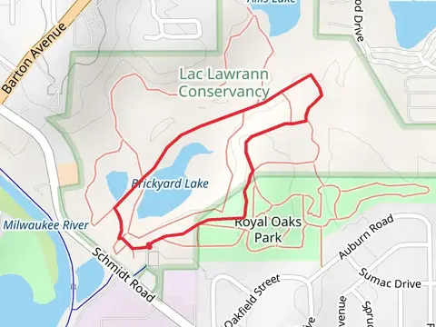 Brickyard Lake and Pine Plantation Loop