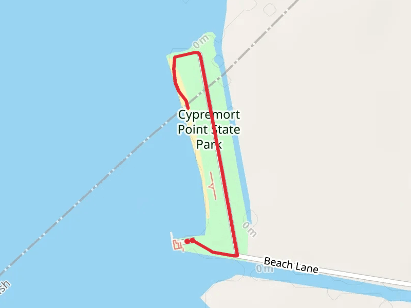 Cypremont Point State Park Walk
