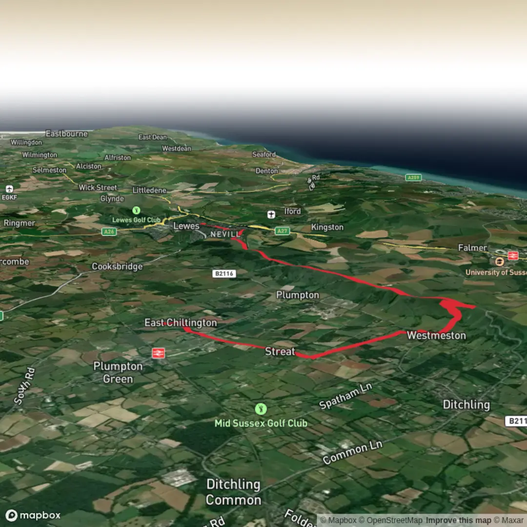 An image depicting the trail Jolly Sportsman to Lewes and its surrounding area.