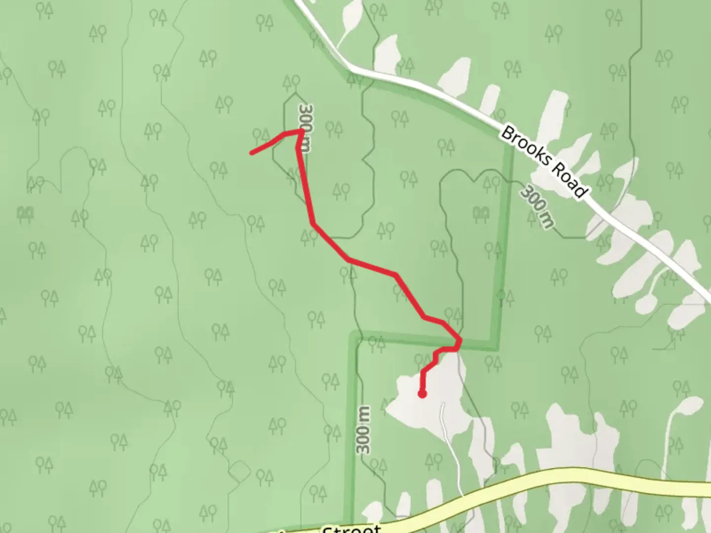 An image depicting the trail Nature Trail from River Street and its surrounding area.
