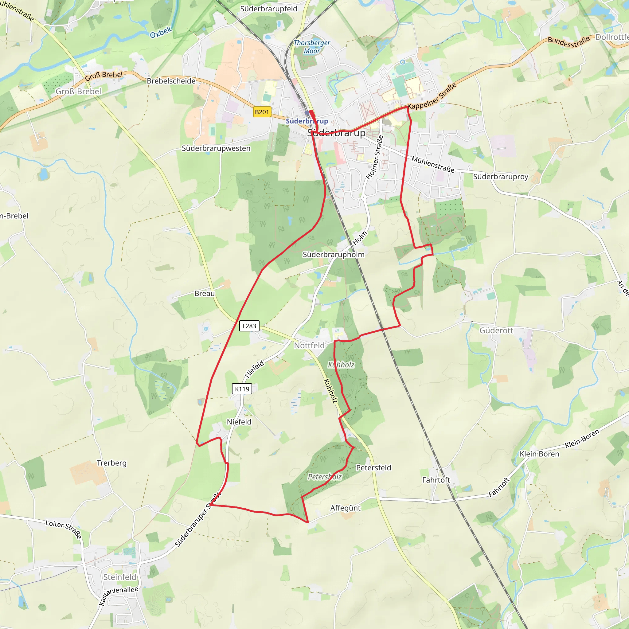 Wandern mit Herz mobile static map