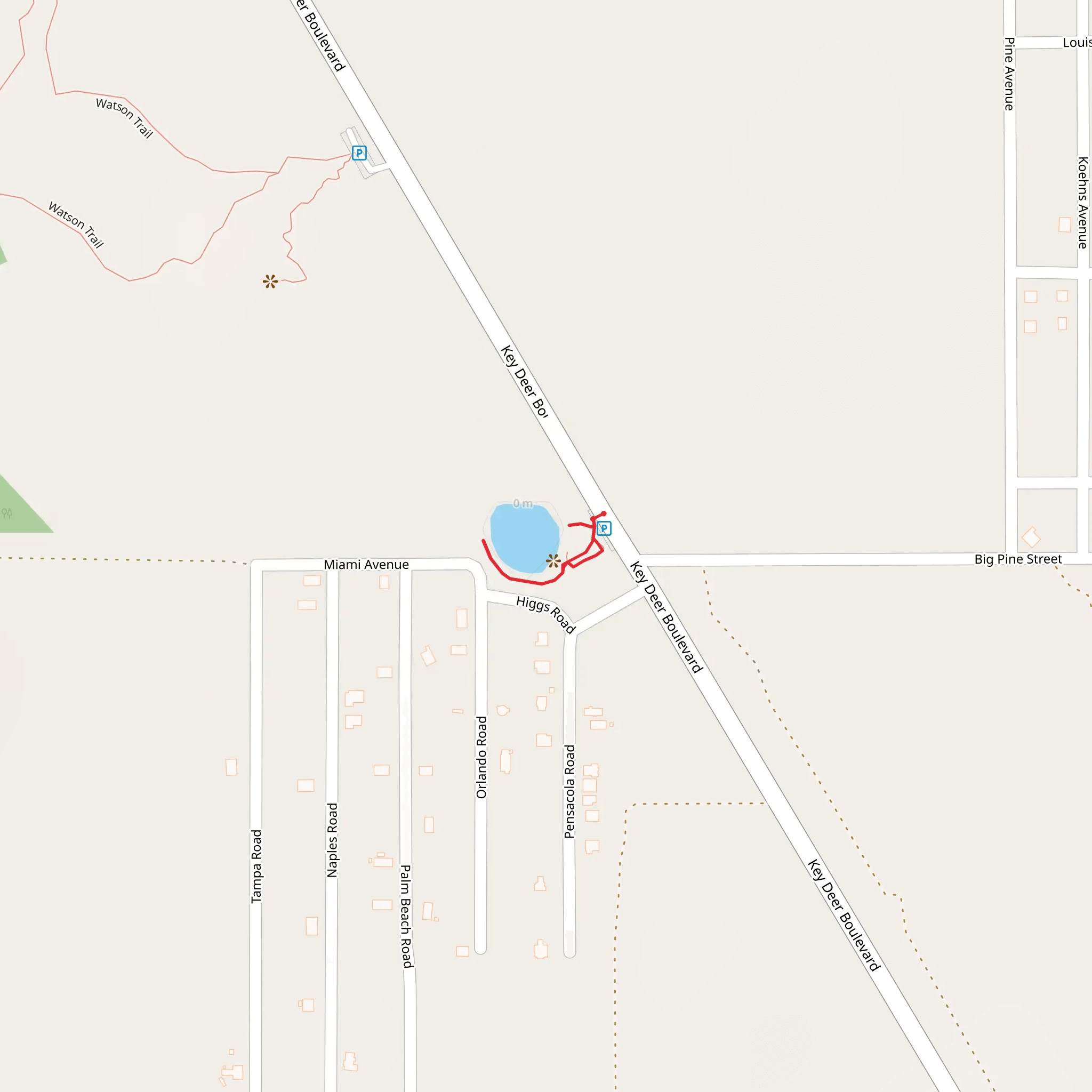 Walk around Blue Hole mobile static map