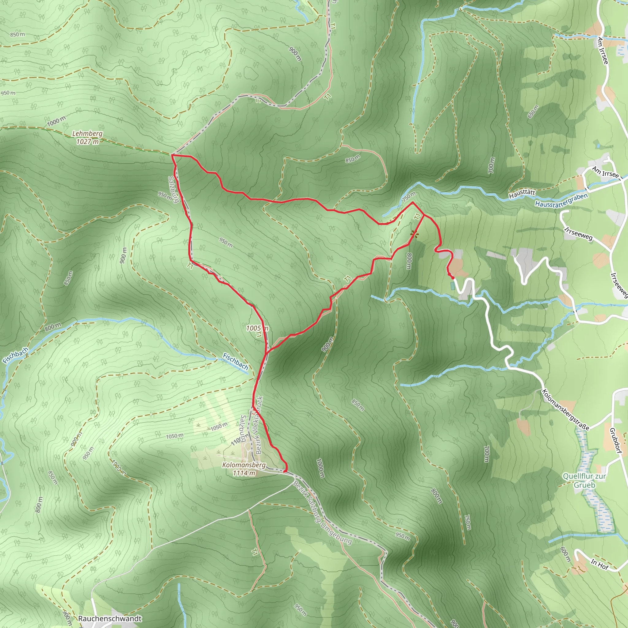 Koloman's Hill Loop mobile static map
