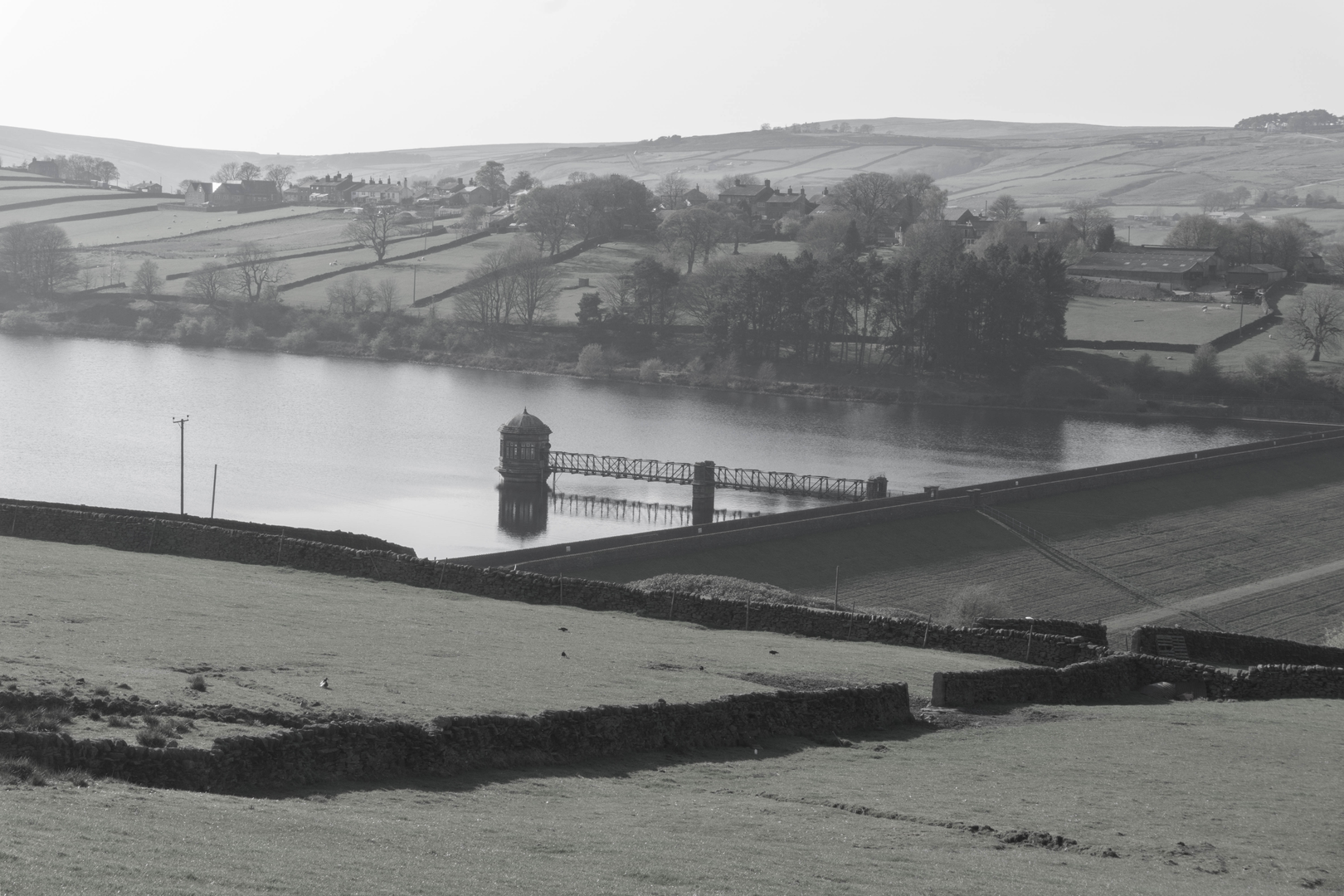 An image depicting the trail Oxenhope to Hebden Bridge and its surrounding area.