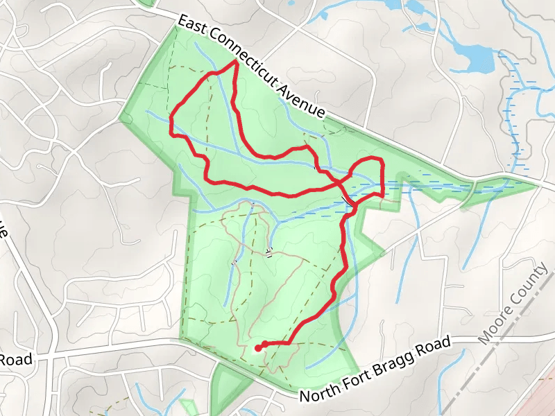 Lighter Stump Trail and Holly Road Trail Loop