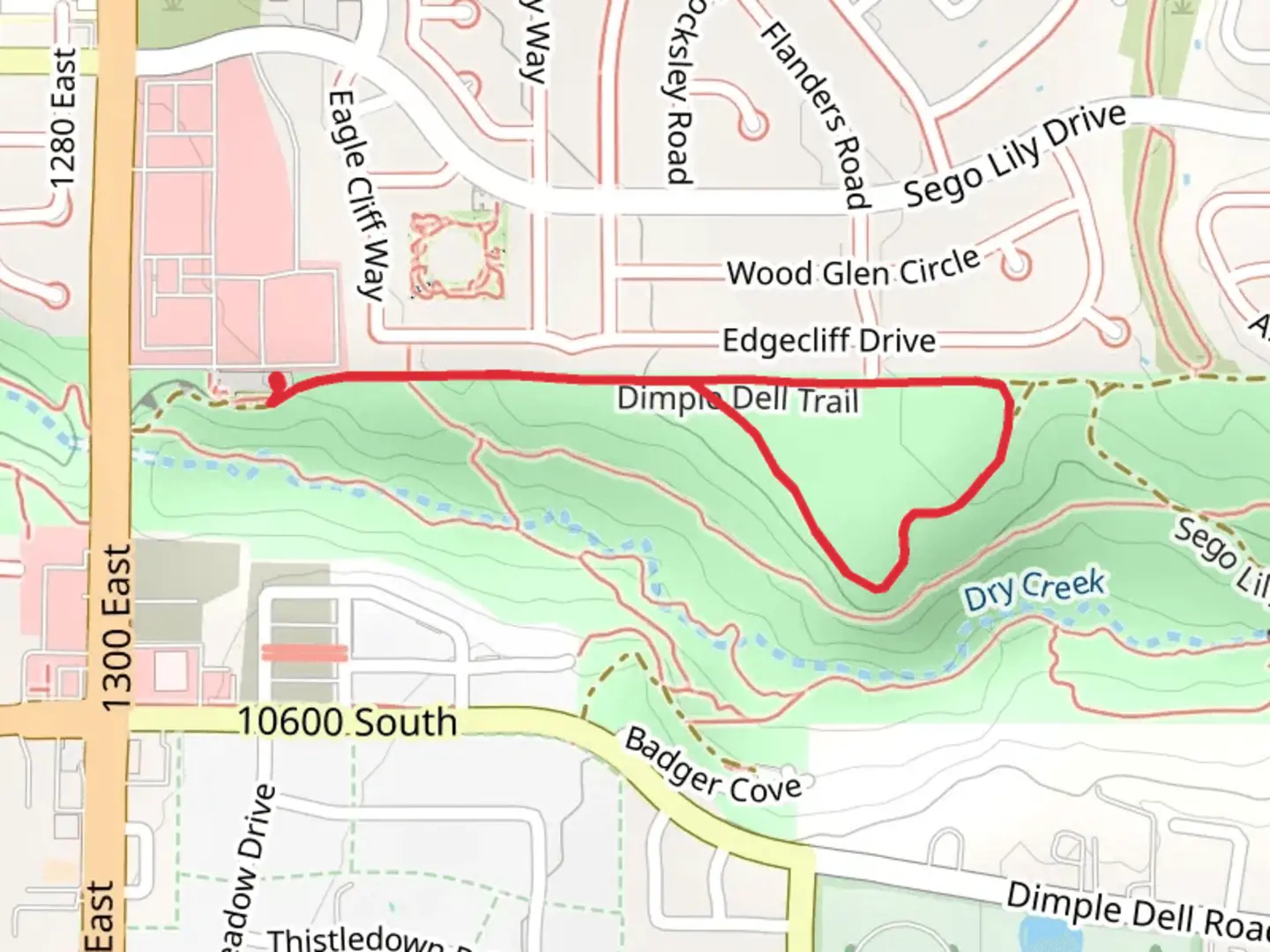 An image depicting the trail Flanders Point Loop Trail and its surrounding area.
