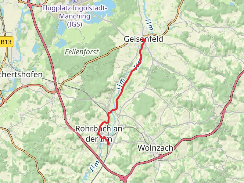 Geisenfeld to Rohrbach Walk
