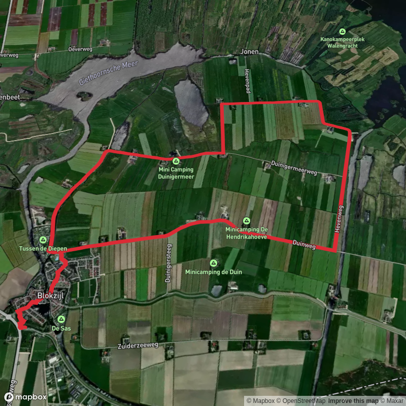 Leeuwterveld Loop via Heven Weg