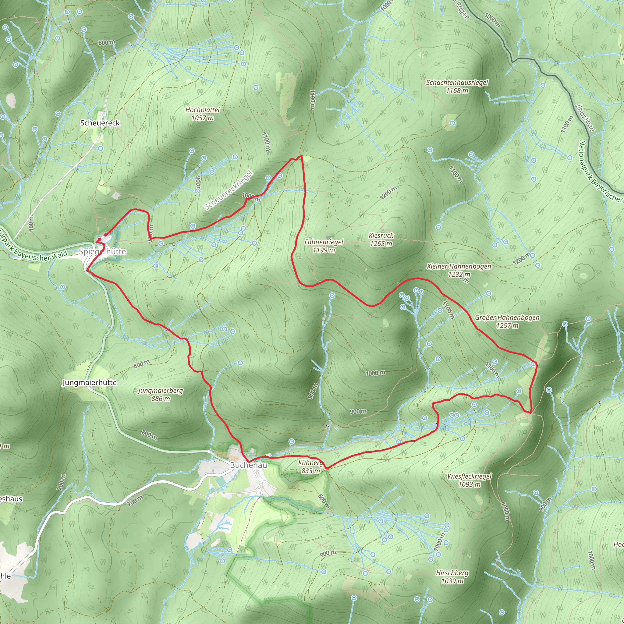 Sauerklee and Kreuzpinne Loop mobile static map