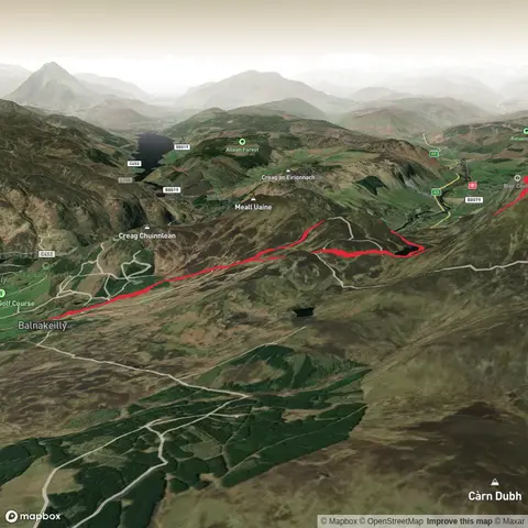 Loch a Choire and Ben Vrackle Loop