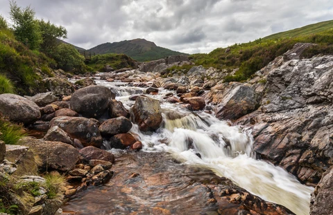 Loch Ranza, Glen Chalmadale, North Glen Sannox, Sail an Im and Torr Nead an Eoin