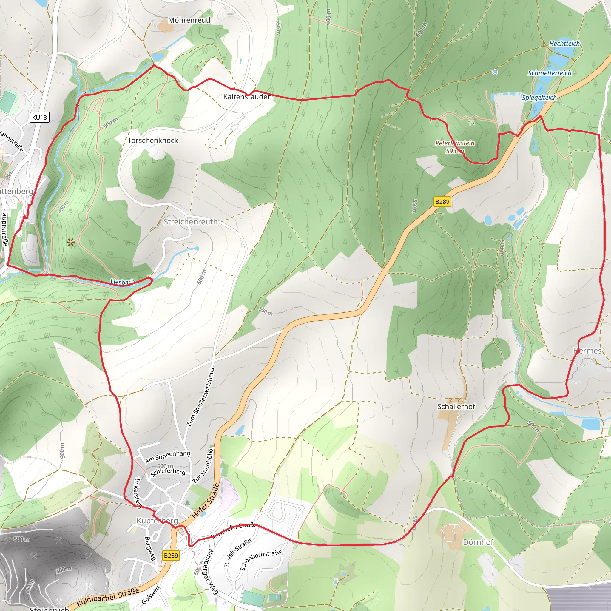 Drei-Bruecken Weg mobile static map