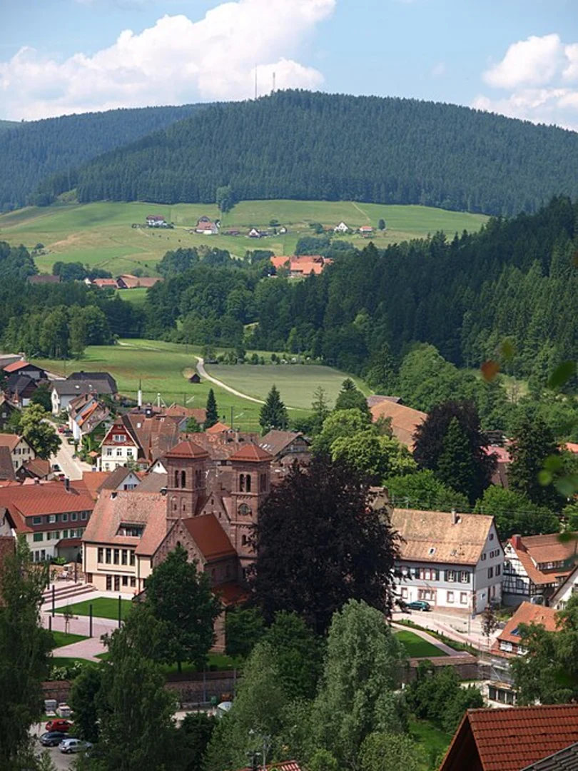 An image depicting the trail Rinkenkopf via Murgral Wanderweg and its surrounding area.