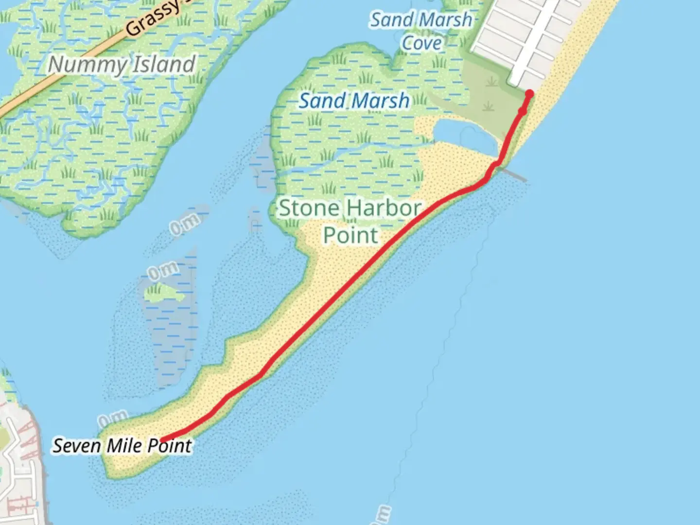 An image depicting the trail Seven Mile Point Walk and its surrounding area.