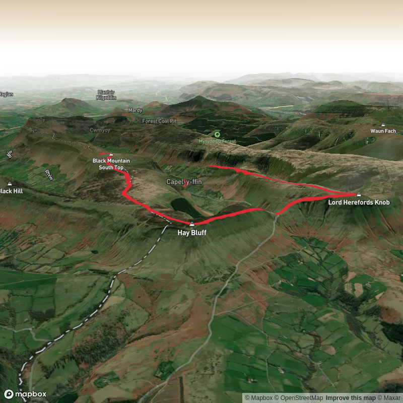 Hay Bluff & Twmpa from Capel-y-Ffin