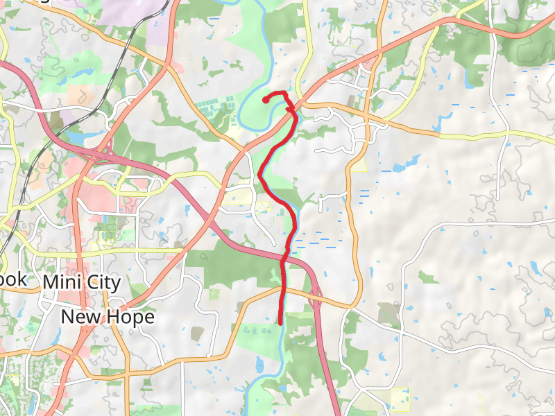 Neuse River Trail from Horseshoe Park