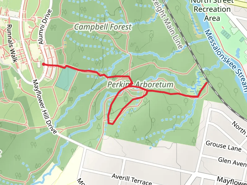 Perkins Stream - Perkins Arboretum Loop