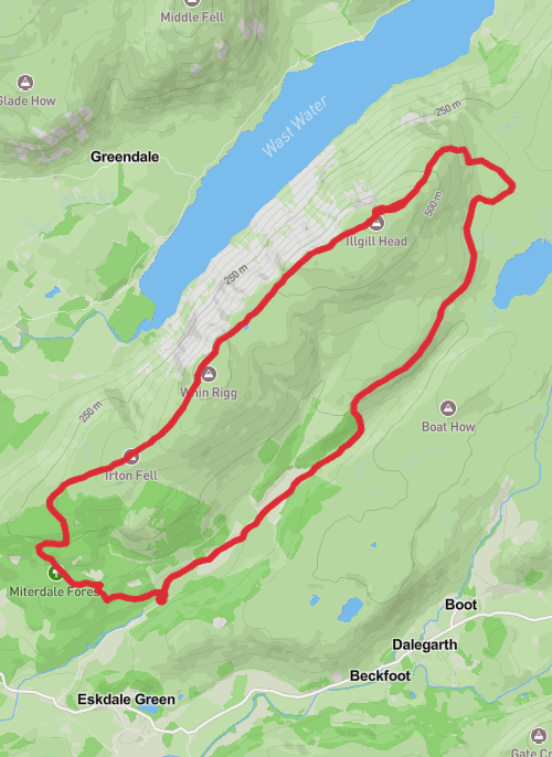 Whinn Rigg & Illgill  mobile static map
