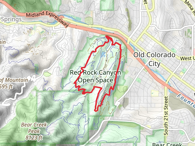 Red Rock Canyon Open Space Loop