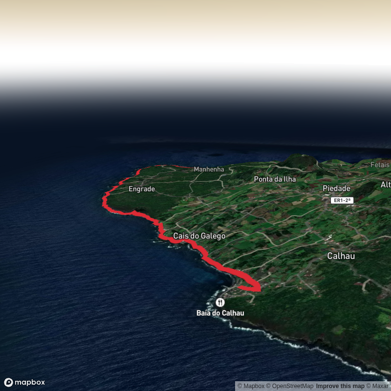 Ponta da Ilha to Ponta da Baleia, Baia de Engrade and Baia do Ceu Abraao
