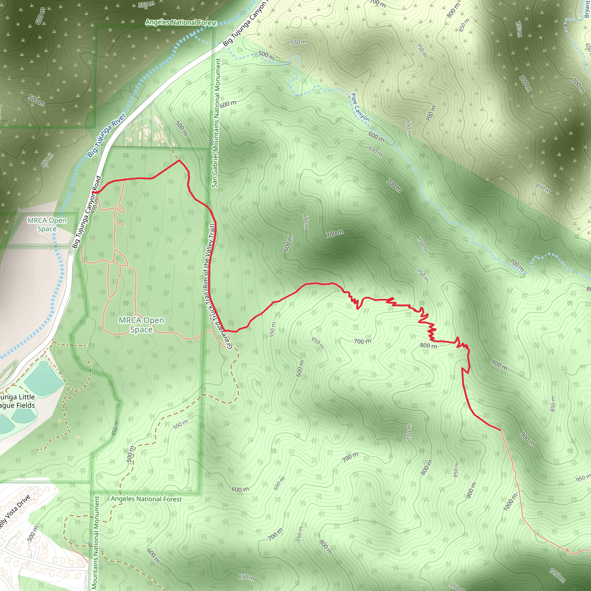 Kill’em Quick Trail Ridge mobile static map