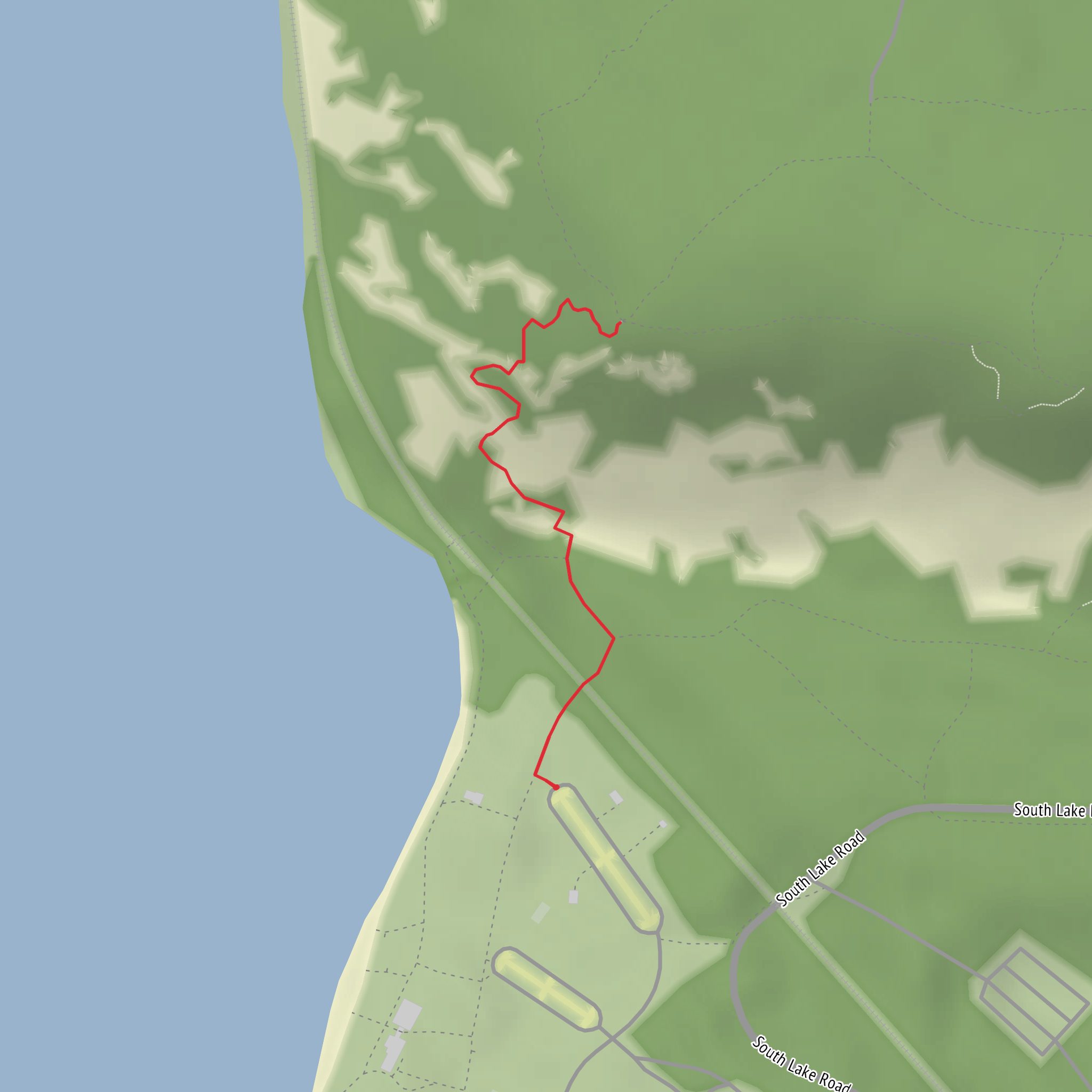 Balanced Rock Trail mobile static map