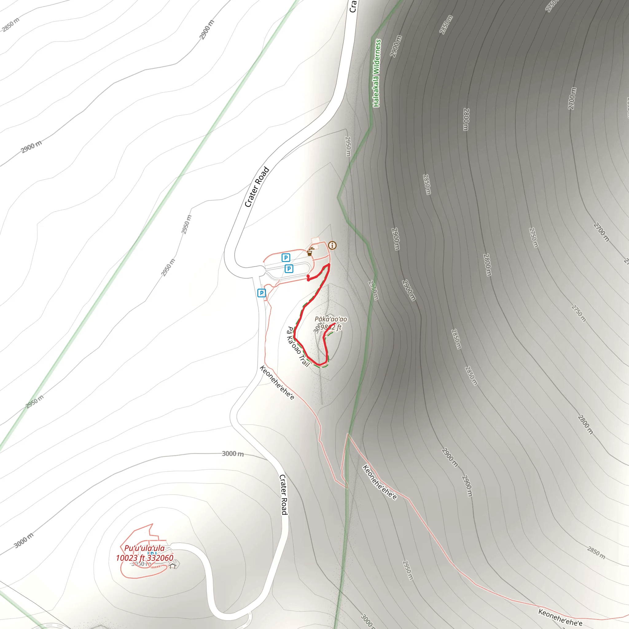 Pa Ka'oao Trail mobile static map