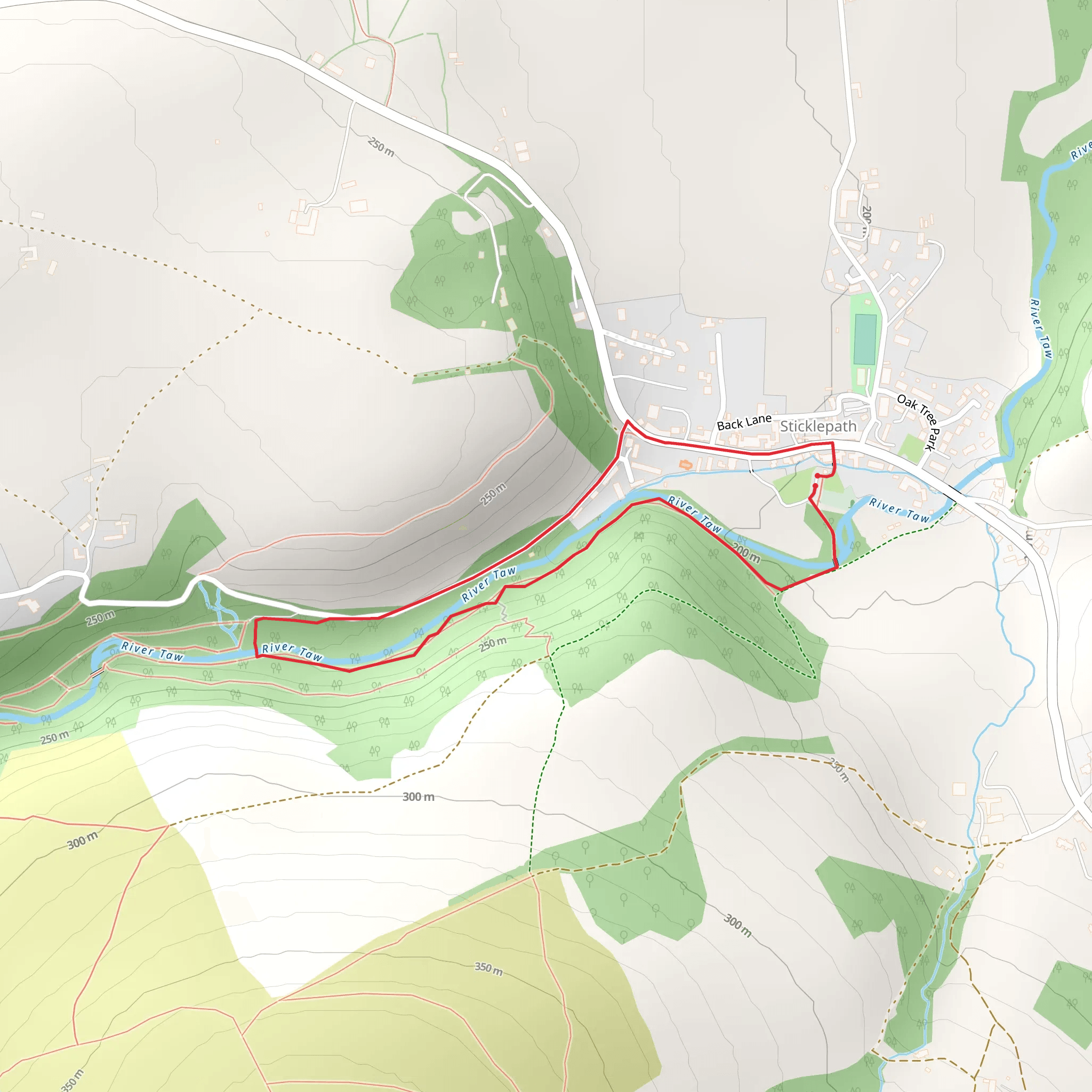 Tom Pearse Walk mobile static map