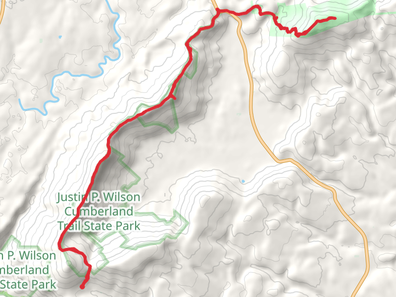 Brady Mountain and Black Mountain via Cumberland Trail