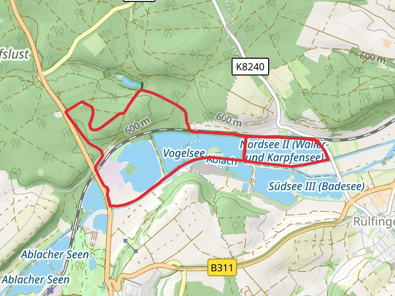 Nordsee II, Vogelsee and Steidlesee Loop