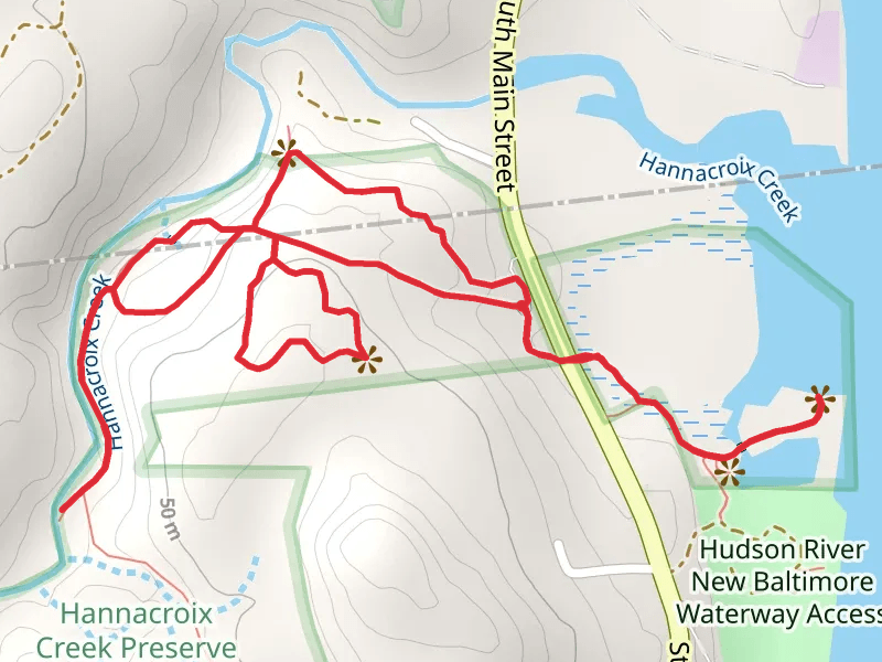 Hannacroix Creek and Falls