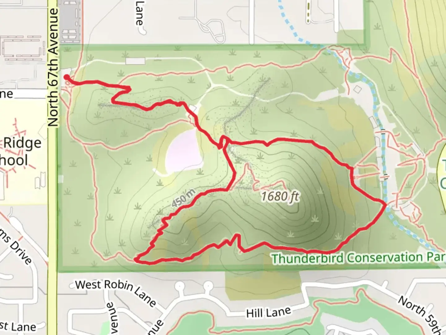 Thunderbird Reservoir and Hill Loop | Maricopa County | Arizona