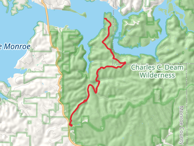 Peninsula and Grubb Ridge Trail