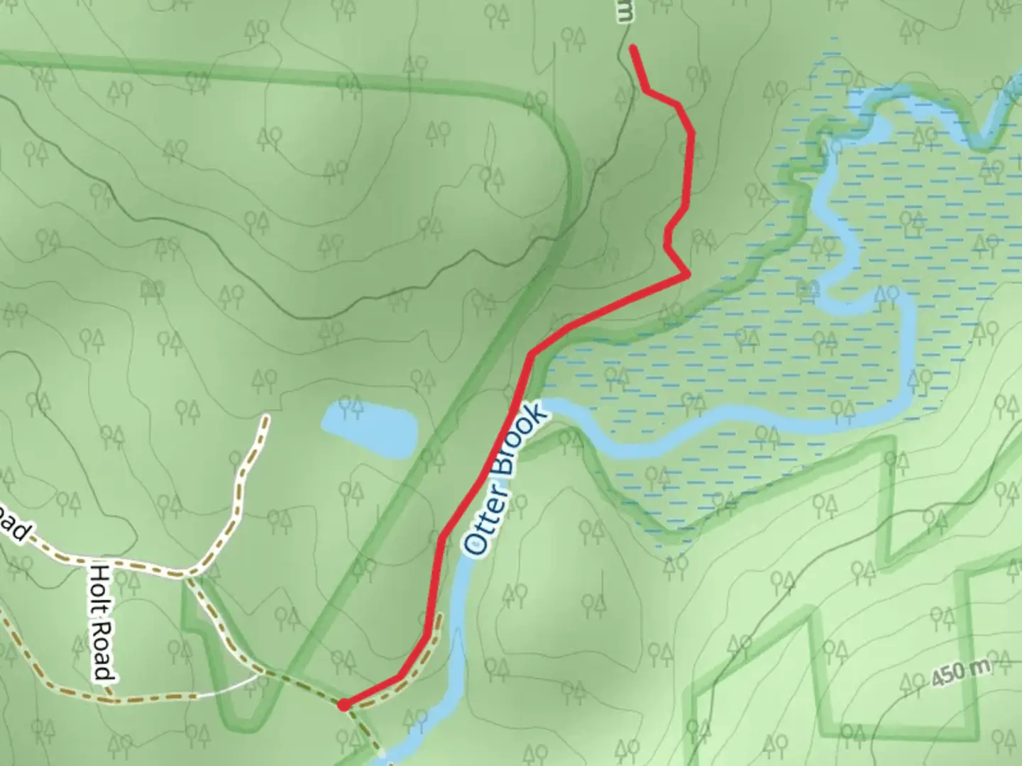 An image depicting the trail Ellis Road Trail and its surrounding area.