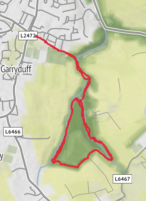 Hike from Cork mobile static map