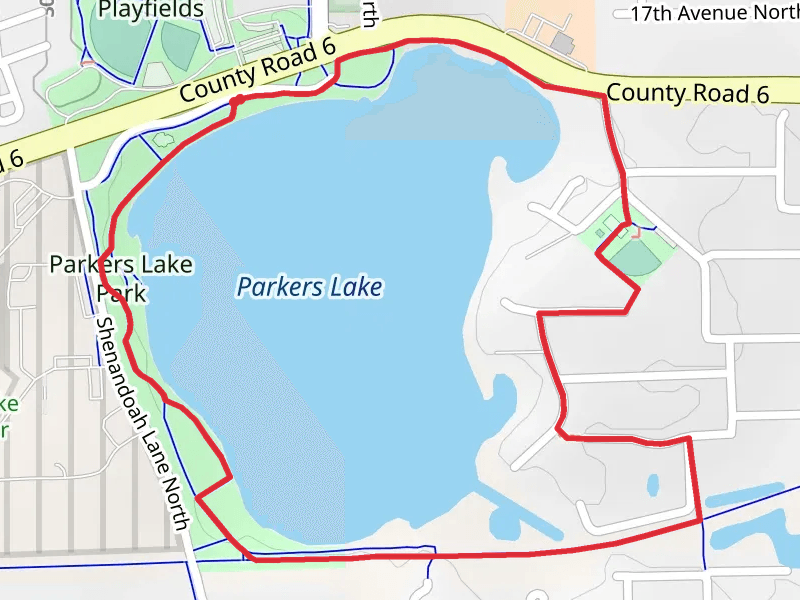 Parkers Lake and Park Loop