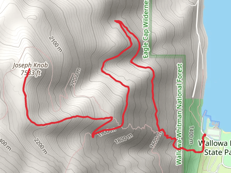 Joseph Knob via Chief Joseph Trail
