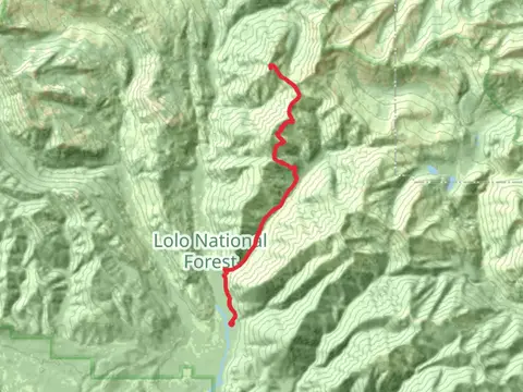 Fenn Mountain via Monture Creek Trail