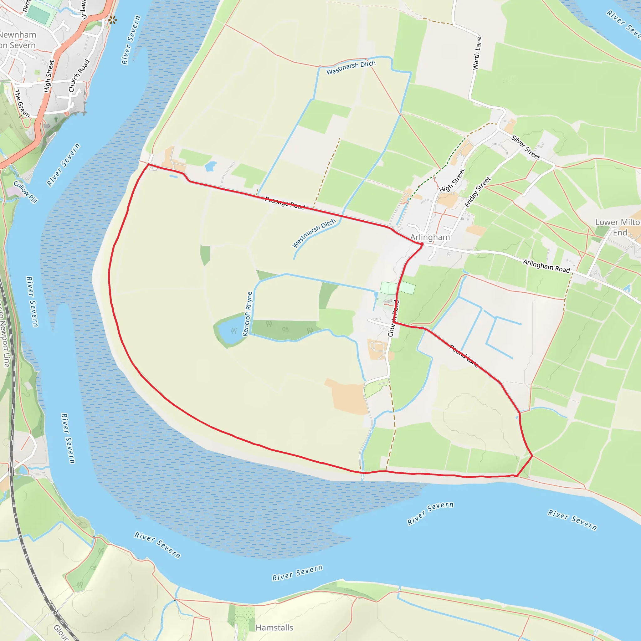 Salmon Way Loop mobile static map