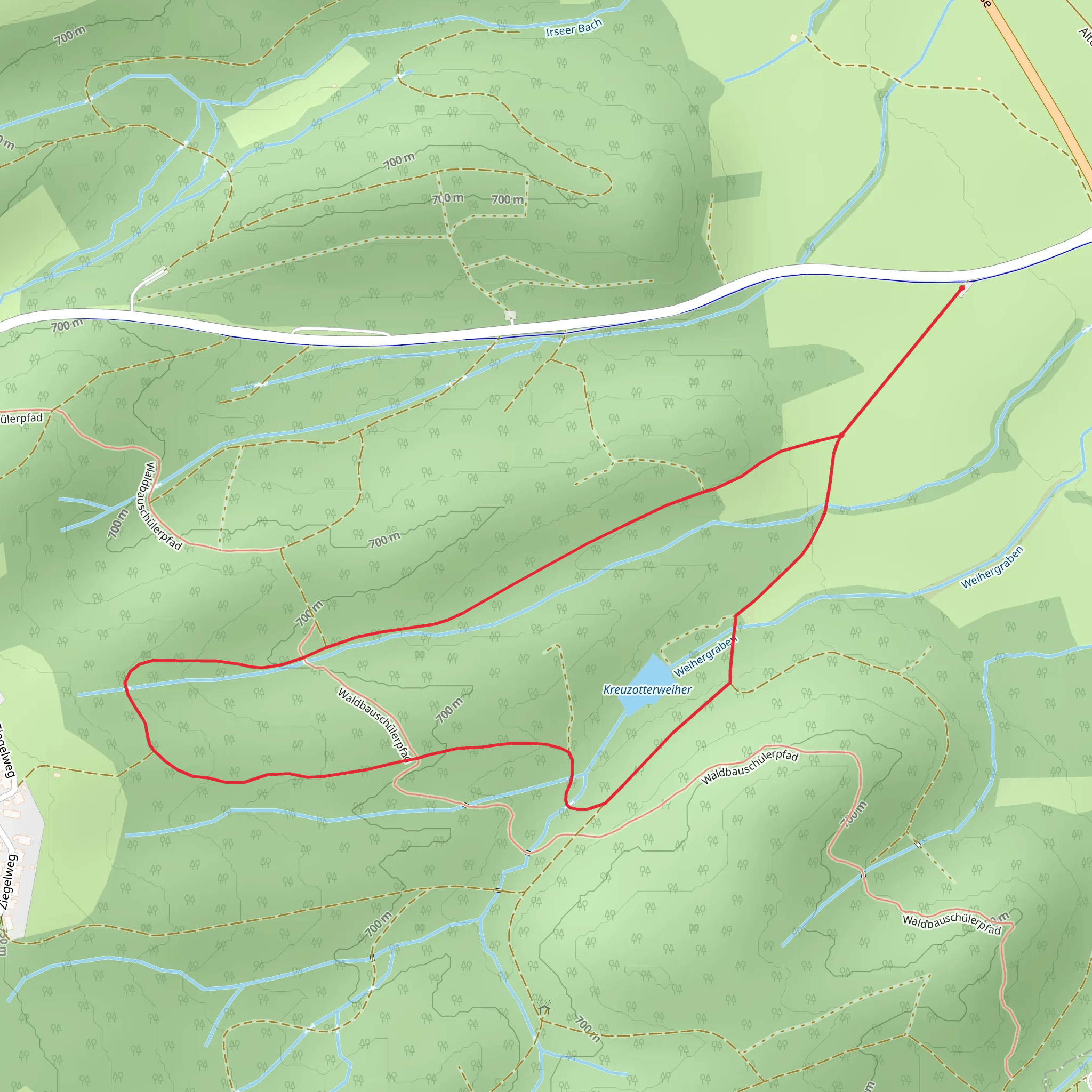 Weihergraben Loop mobile static map