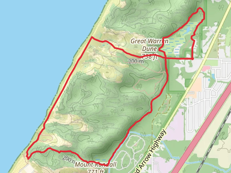 Warren Dunes Foot Loop Trail