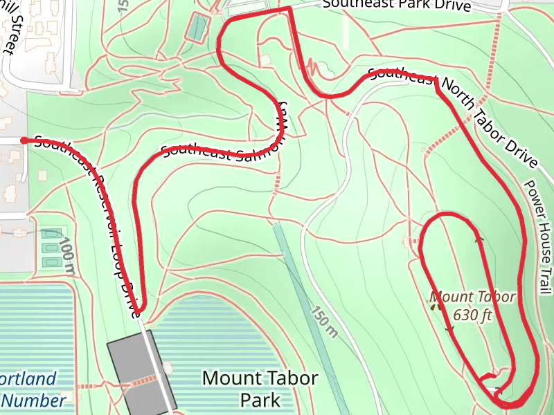 Mount Tabor via red and Blue Trail