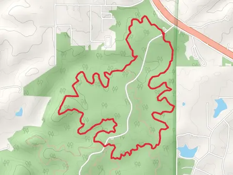 Wolf Creek Loop Trail from Outer Road