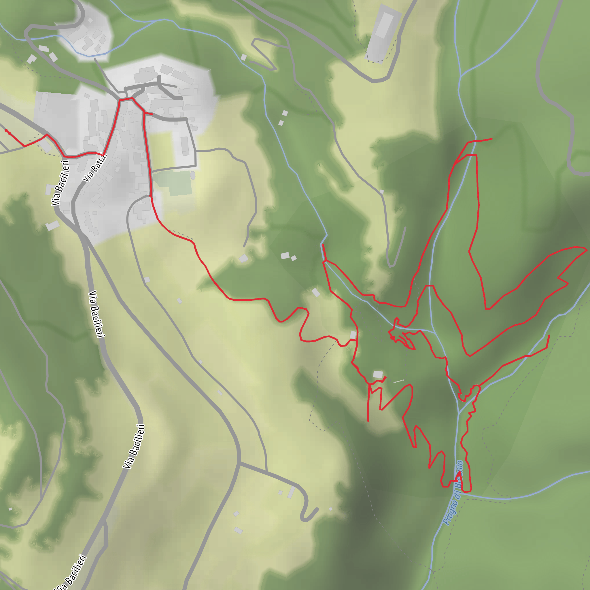 Parco Della Cascata mobile static map