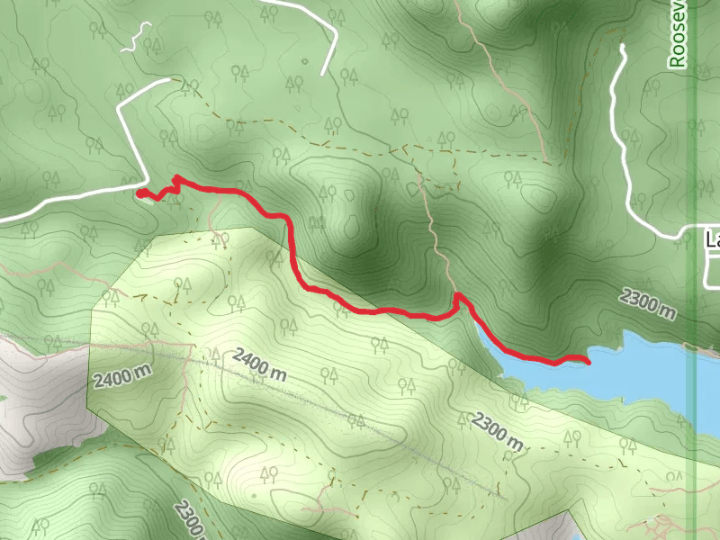 Gross Reservoir via Forsythe Canyon Trail