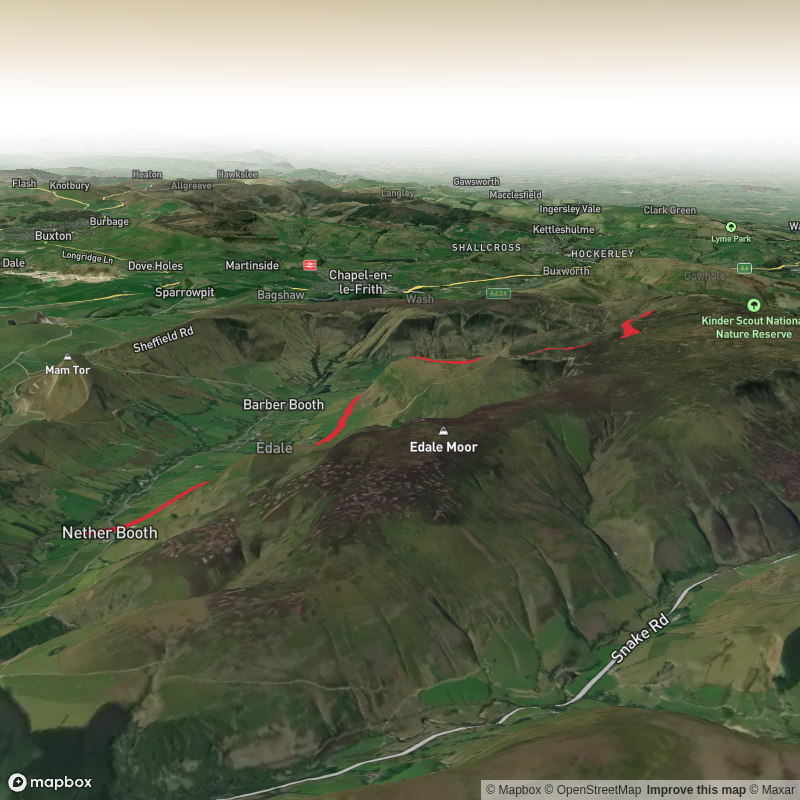 Netherbooth to Woolpacks via Crowden Clough