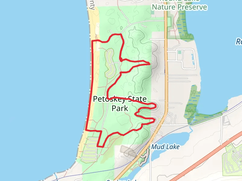 Old Baldy Trail and Petoskey State Park
