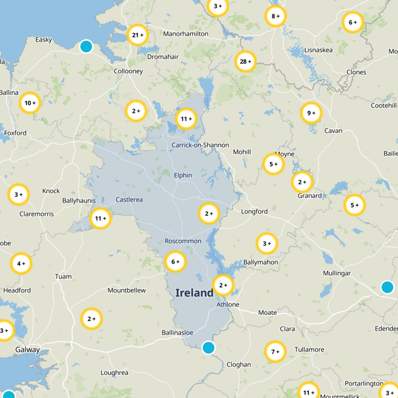 County Roscommon Static Map