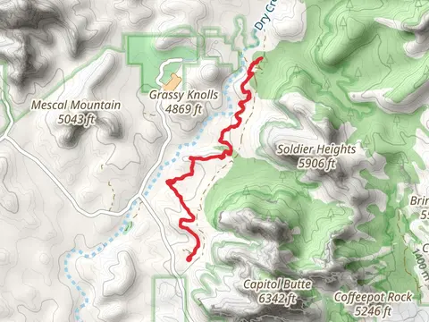 Chuckwagon Trail from Dry Creek Road